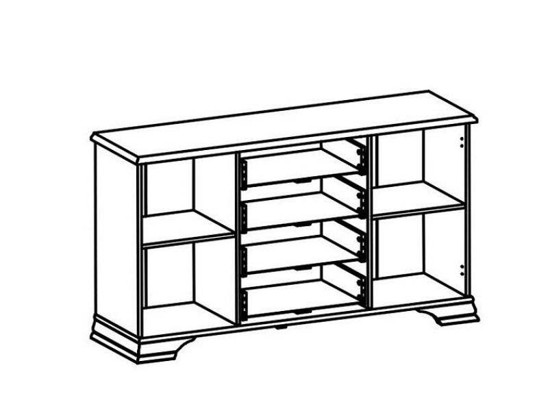 Тумба kom2d4s кентаки белый